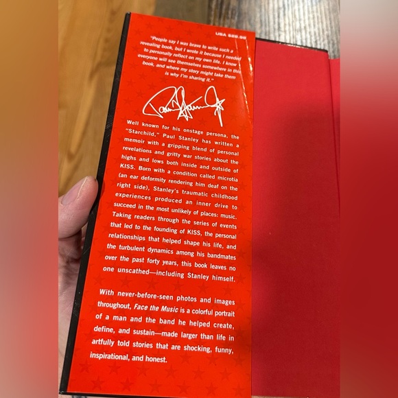 KISS Paul Stanley Face The Music A Life Exposed Hard Cover Book - Picture 4 of 4